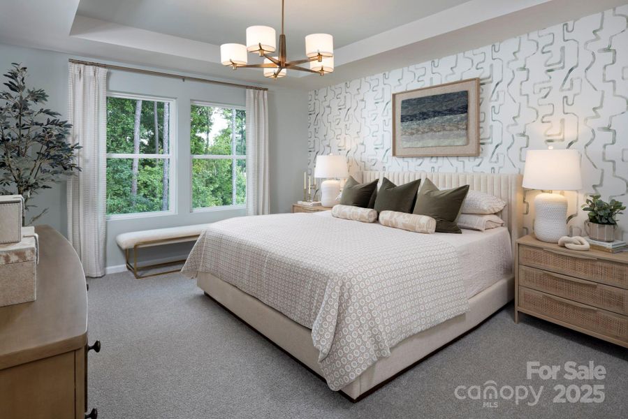 Furnished interior view inside a new home in , Charlotte (Image 9). Furnished interior view inside a new home in , Charlotte (Image 9).