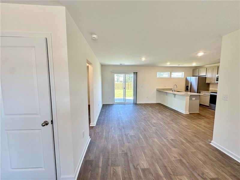 Spacious, unfurnished interior of a new home in Champions Village at Cherry Hill, Pendleton (Image 6).