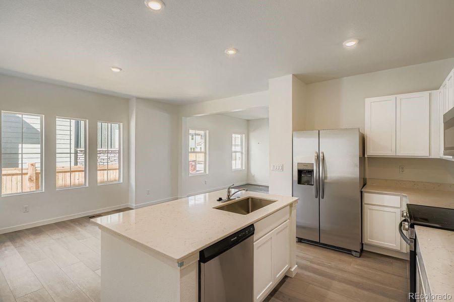 Furnished interior view inside a new home in , Thornton (Image 6). Furnished interior view inside a new home in , Thornton (Image 6).