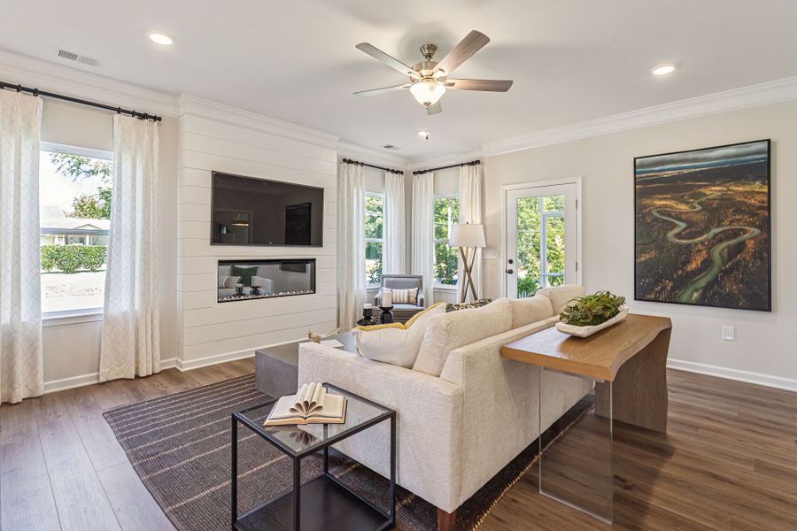 Furnished interior view inside a new home in Lemon Springs Estates, Sanford (Image 6).