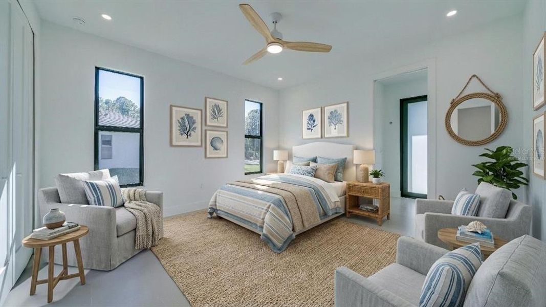 Furnished interior view inside a new home in , Lehigh Acres (Image 6).