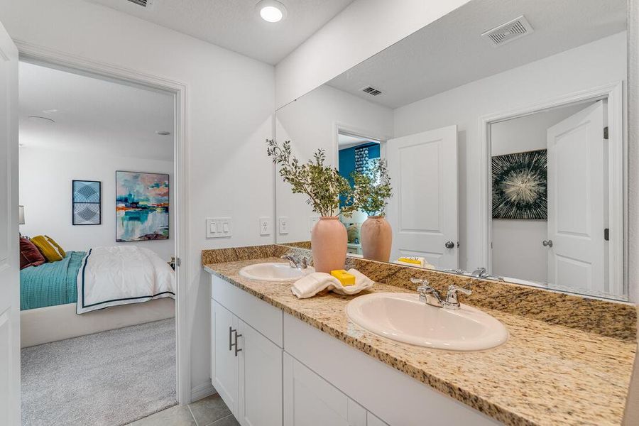 Furnished interior view inside a new home in Palm Wind, Hudson (Image 24).