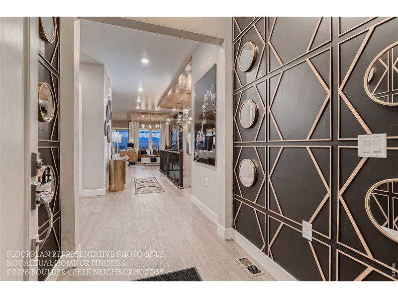 Furnished interior view inside a new home in , Broomfield (Image 18).