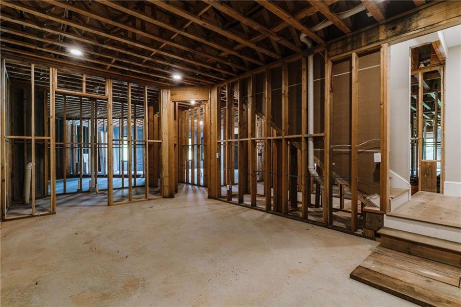 In-progress construction of a new home in , Canton, GA (Image 68).