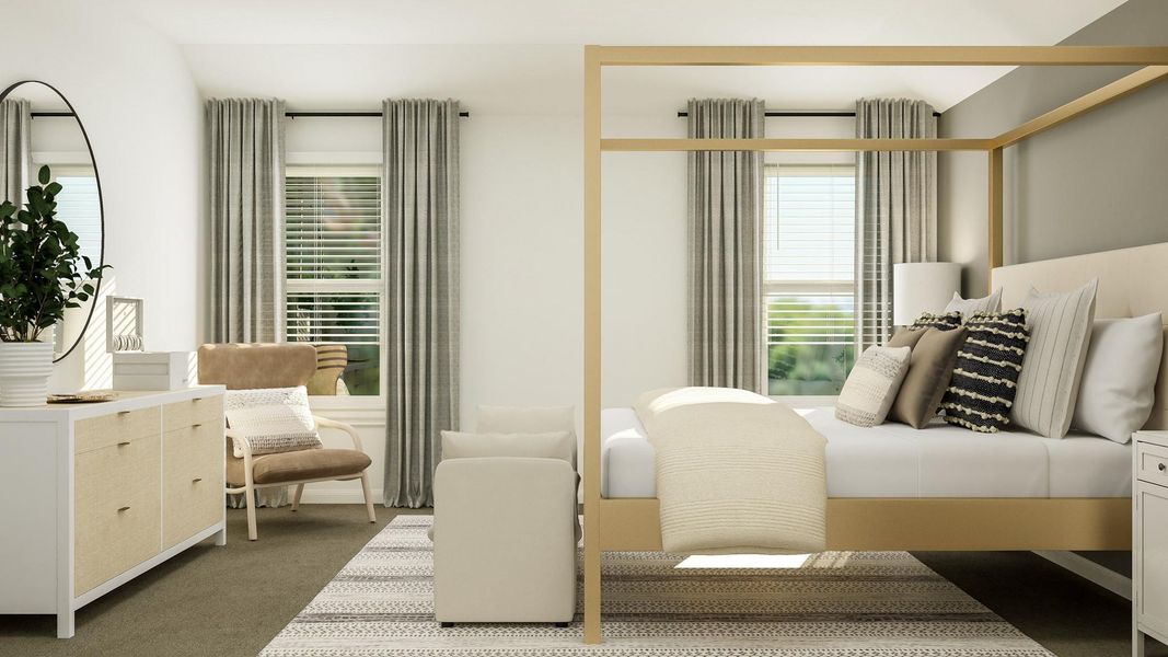 Furnished interior view inside a new home in Cotton Brook, Hutto (Image 14).
