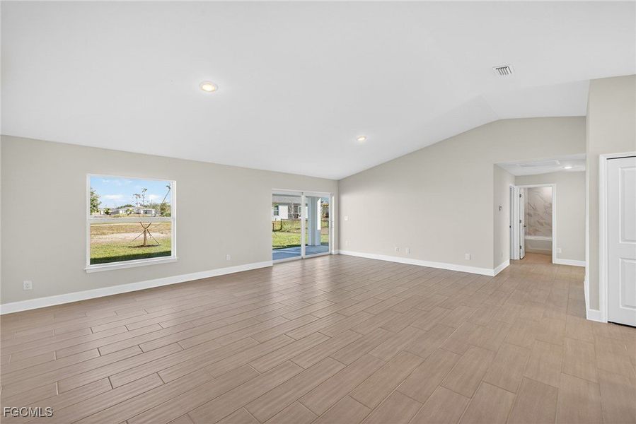 Spacious, unfurnished interior of a new home in Cape Coral, Cape Coral (Image 24). Spacious, unfurnished interior of a new home in Cape Coral, Cape Coral (Image 24).