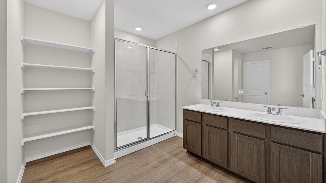 Representative furnished interior of a home built from the Egret by D.R. Horton in Windrose, Pilot Point (Image 7). Representative furnished interior of a home built from the Egret by D.R. Horton in Windrose, Pilot Point (Image 7).