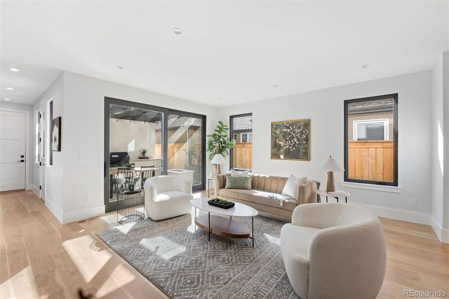 Furnished interior view inside a new home in , Denver (Image 9).