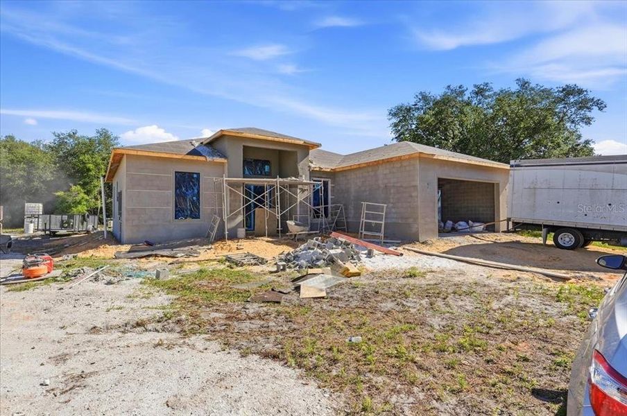 In-progress construction of a new home in , Avon Park, FL (Image 31).