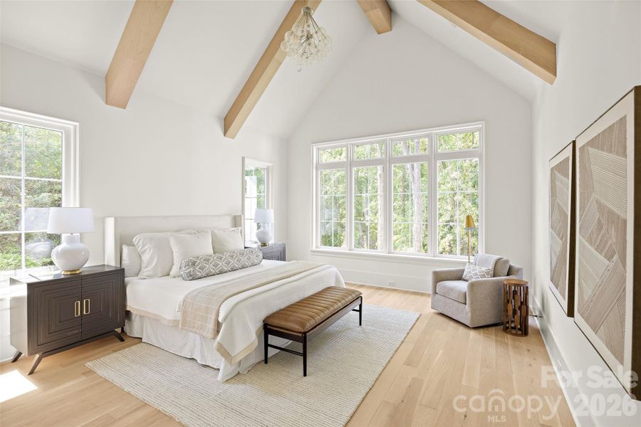 Furnished interior view inside a new home in , Charlotte (Image 36).
