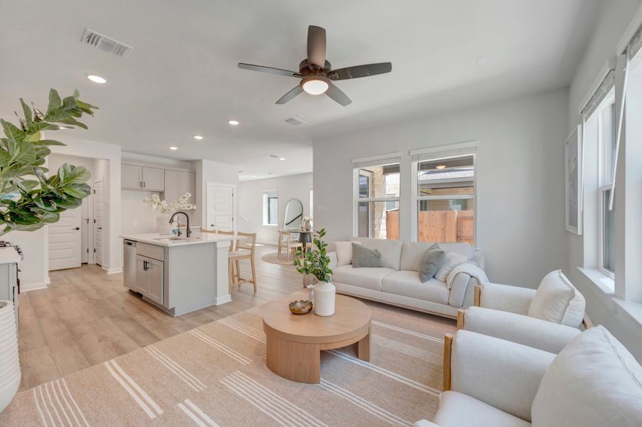 Furnished interior view inside a new home in Park Central, Georgetown (Image 22).