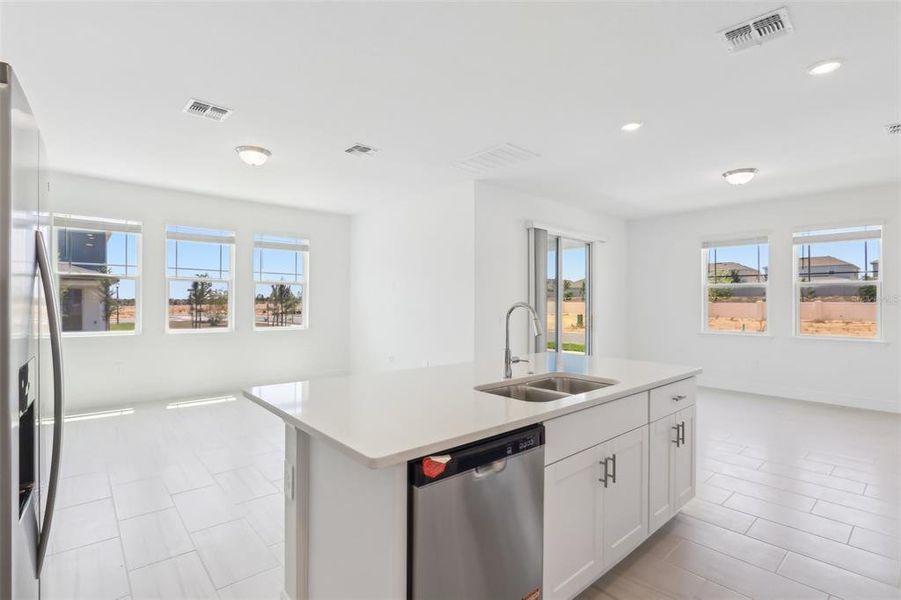 Furnished interior view inside a new home in Cyrene at Minneola - Villas, Montverde (Image 6).