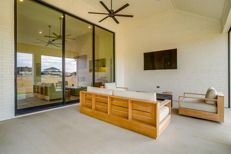 Exterior details and patio area of a home in , Fort Worth (Image 3).
