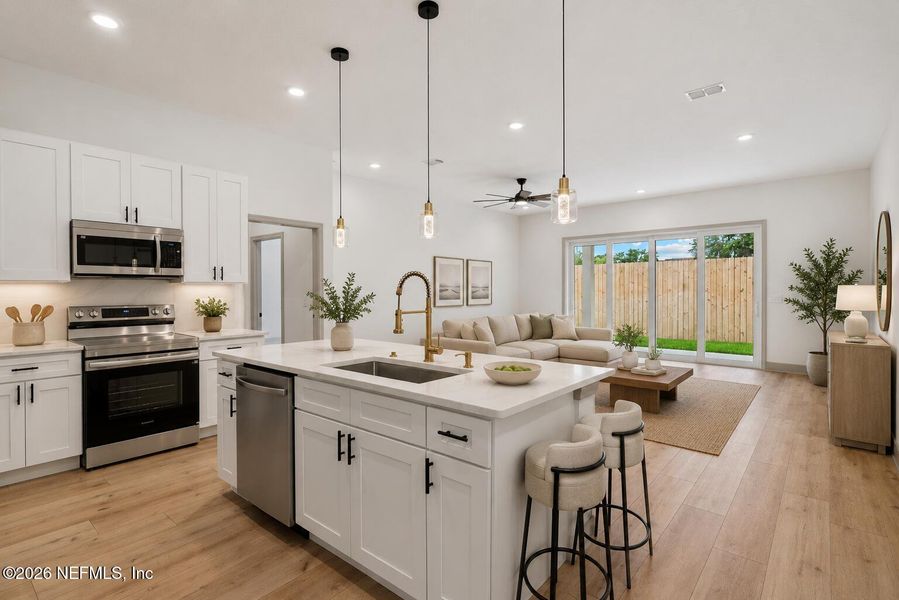 Furnished interior view inside a new home in , Orange Park (Image 5).