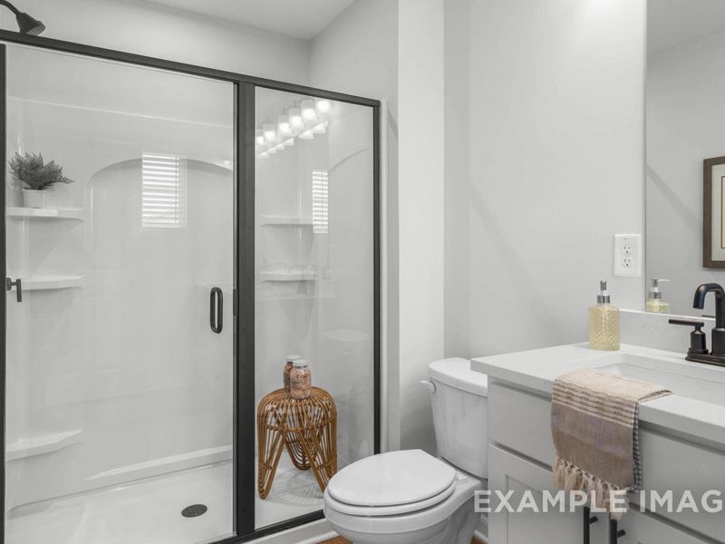 Furnished interior view inside a new home in Townes at North Main, Lillington (Image 25). Furnished interior view inside a new home in Townes at North Main, Lillington (Image 25).