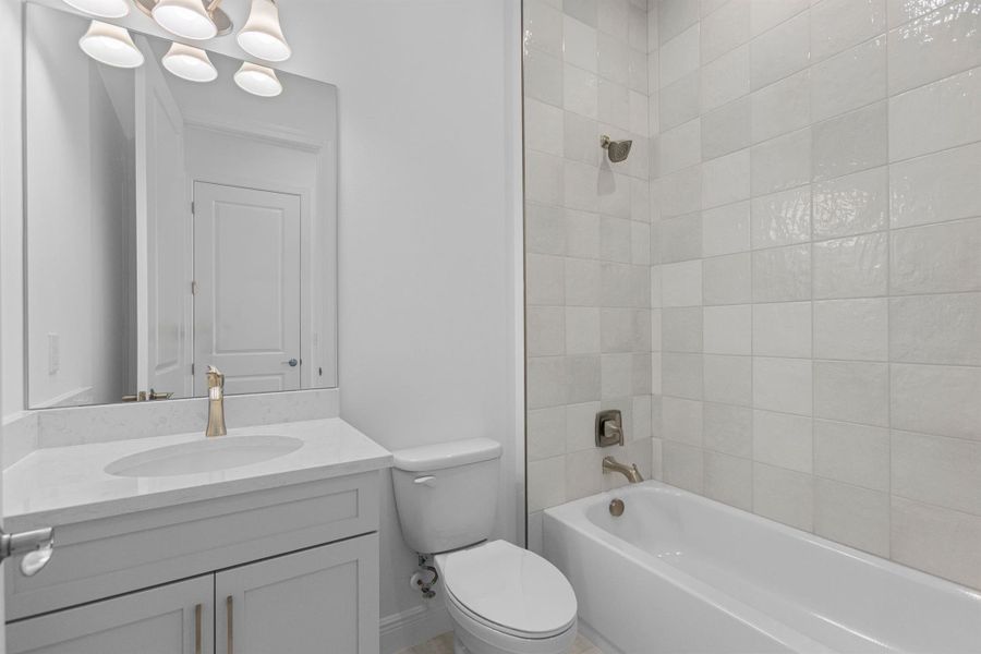 Furnished interior view inside a new home in PGA Village Verano, Port St. Lucie (Image 18).