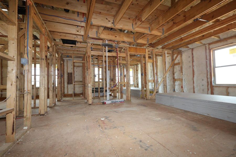 In-progress construction of a new home in Escondido - Terrace Collection, Magnolia, TX (Image 6).