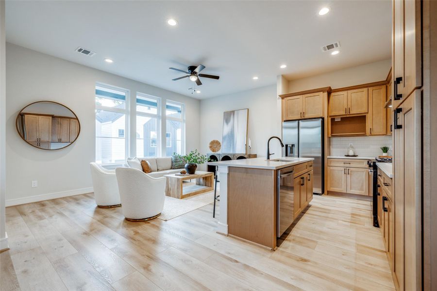 Furnished interior view inside a new home in Highland Gardens, Houston (Image 11).