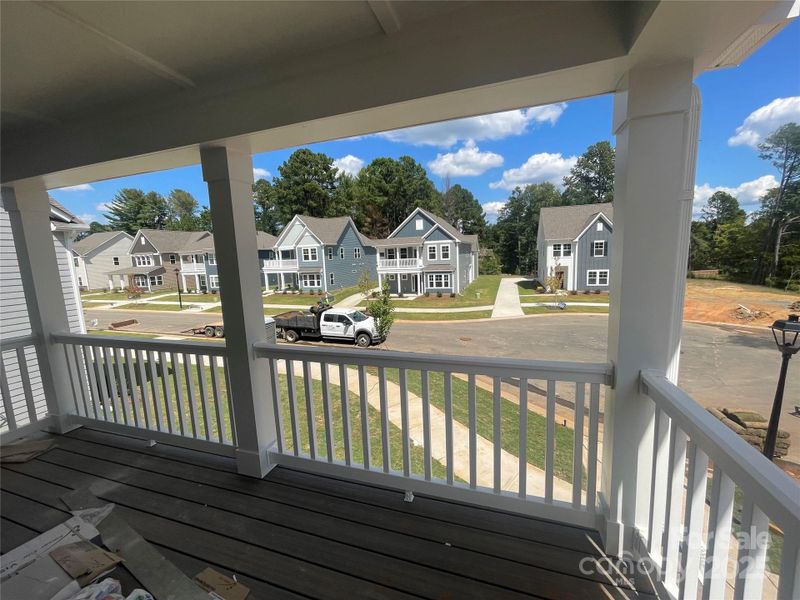 2 story front porch with Trex Decking 2 story front porch with Trex Decking