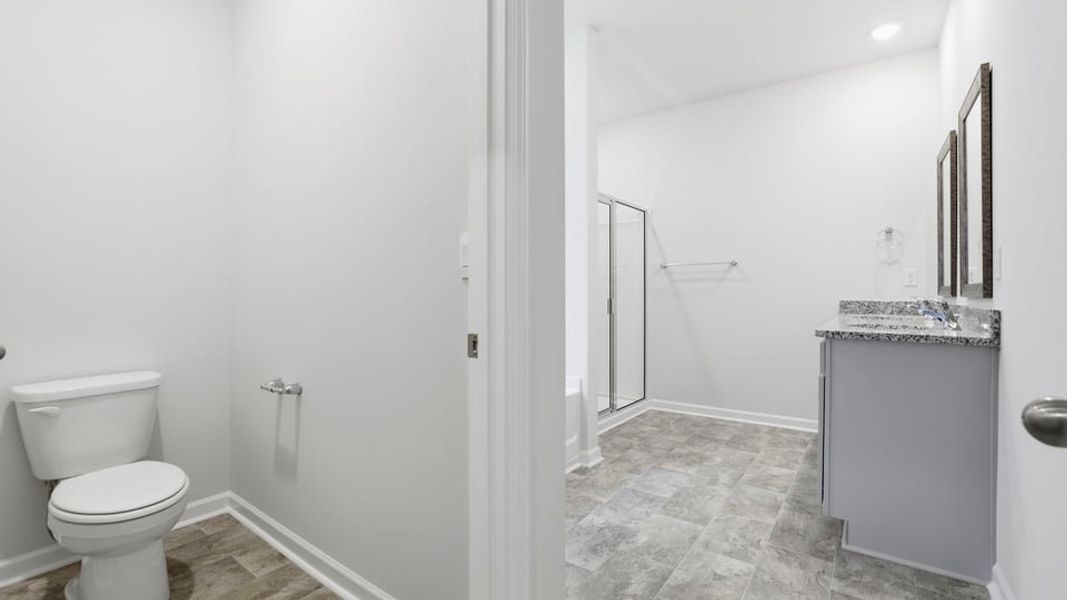 Furnished interior view inside a new home in Durbin Meadows Traditions, Fountain Inn (Image 12). Furnished interior view inside a new home in Durbin Meadows Traditions, Fountain Inn (Image 12).