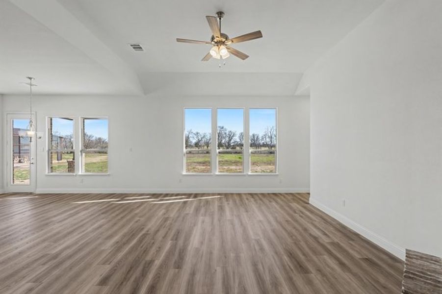 Representative unfurnished interior of a home built from the The Pear by Sumeer Homes in Stone Henge II, Sanger (Image 16). Representative unfurnished interior of a home built from the The Pear by Sumeer Homes in Stone Henge II, Sanger (Image 16).