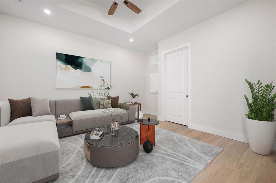 Furnished interior view inside a new home in , Sarasota (Image 15).