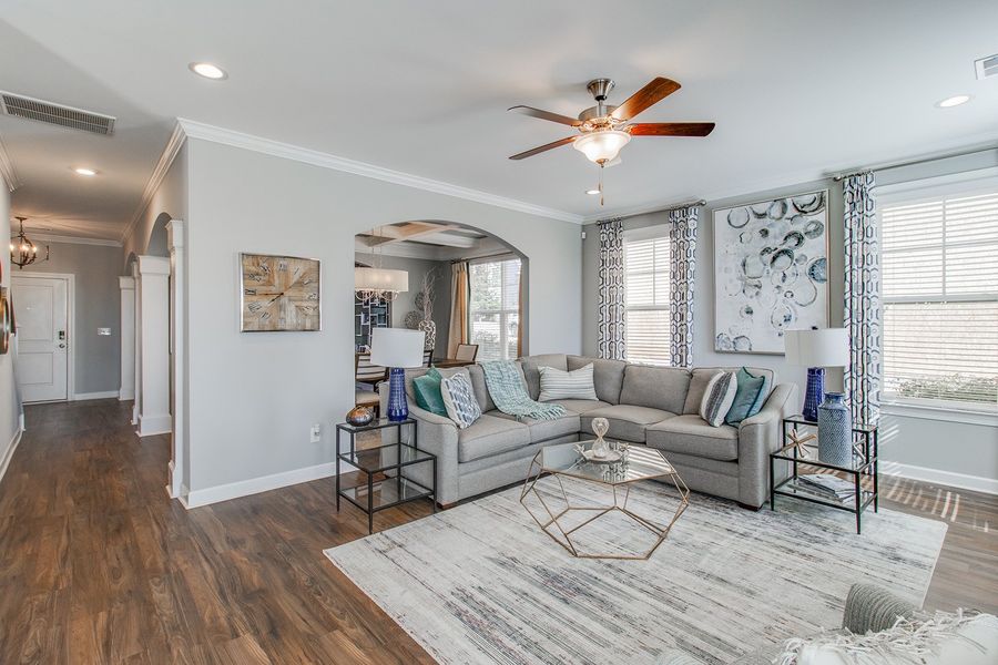 Furnished interior view inside a new home in Bluefield, Lexington (Image 12). Furnished interior view inside a new home in Bluefield, Lexington (Image 12).