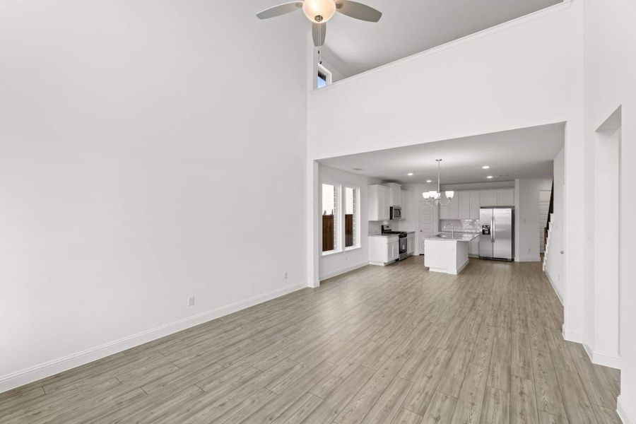 Representative unfurnished interior of a home built from the The Tucker by UnionMain Homes in Reunion, Rhome (Image 14).