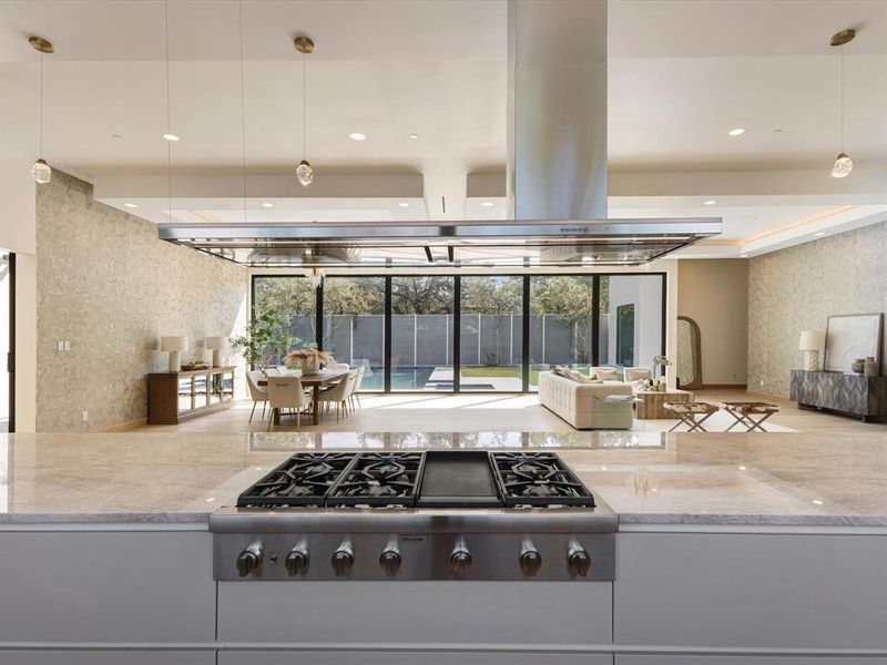 Close-up of interior finishes inside a home in , Dallas (Image 12).