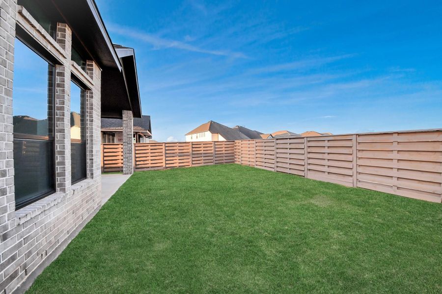 Exterior details and patio area of a home in Austin Point, Richmond (Image 24). Exterior details and patio area of a home in Austin Point, Richmond (Image 24).