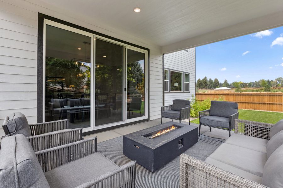 Representative furnished interior of a home built from the Silverton by Landsea Homes in Highlands Preserve, Mead (Image 78).