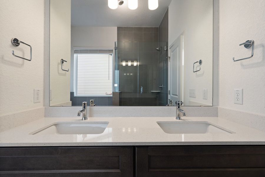 Furnished interior view inside a new home in Loyola, Austin (Image 11).