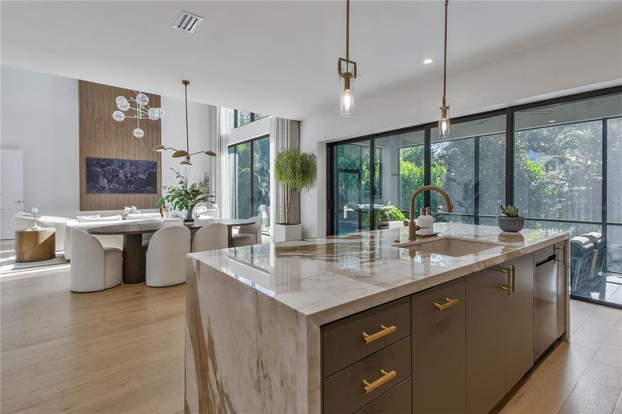Furnished interior view inside a new home in , Dunedin (Image 39).
