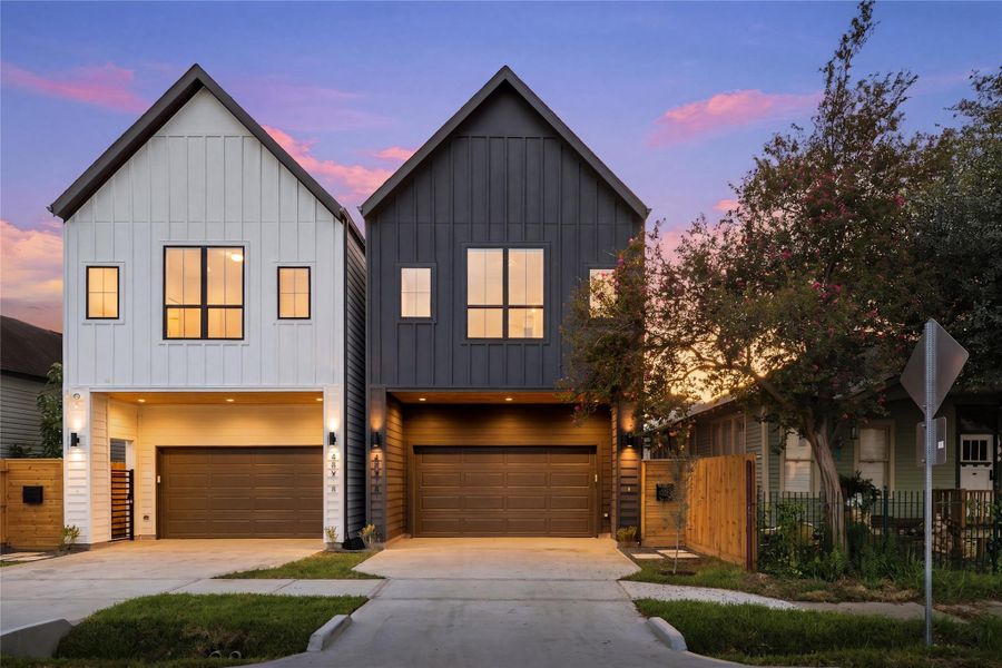 Welcome to Walton Grove! These two beautiful homes are on a tree-lined street in the Heights and have quick access to I-45. Enjoy private driveways, a fully fenced in yard, NO HOA! Welcome to Walton Grove! These two beautiful homes are on a tree-lined street in the Heights and have quick access to I-45. Enjoy private driveways, a fully fenced in yard, NO HOA!