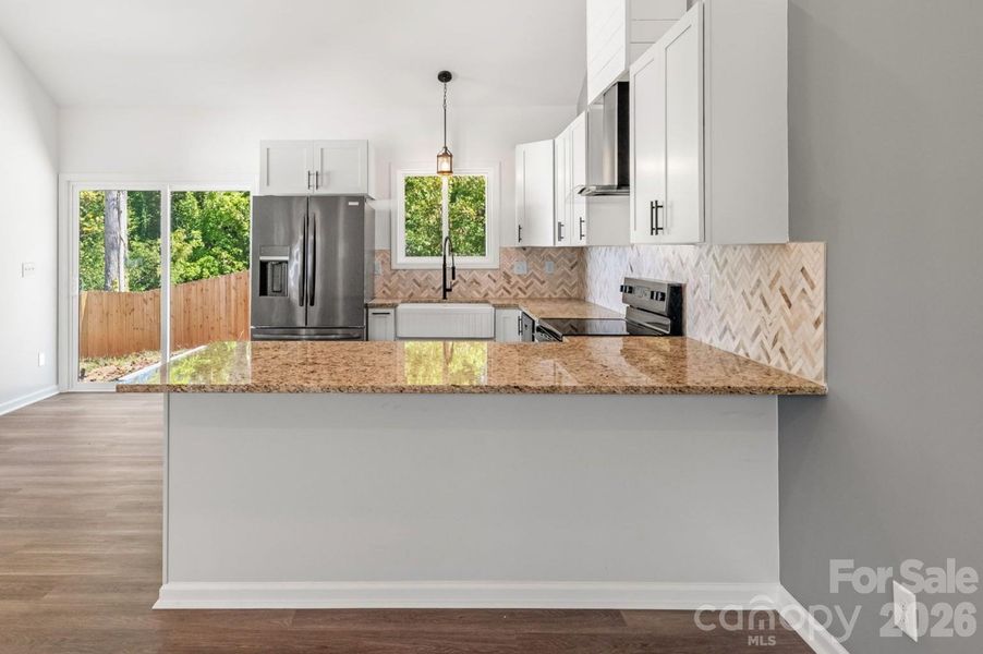 Furnished interior view inside a new home in , Cherryville (Image 10).