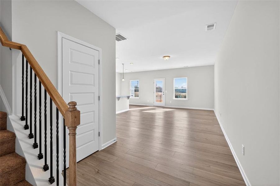 Spacious, unfurnished interior of a new home in Townes At The Stiles, Cartersville (Image 15).