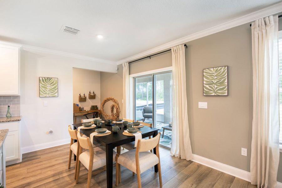 Representative furnished interior of a home built from the Carlisle by Maronda Homes in Malabar Springs, Palm Bay (Image 9).