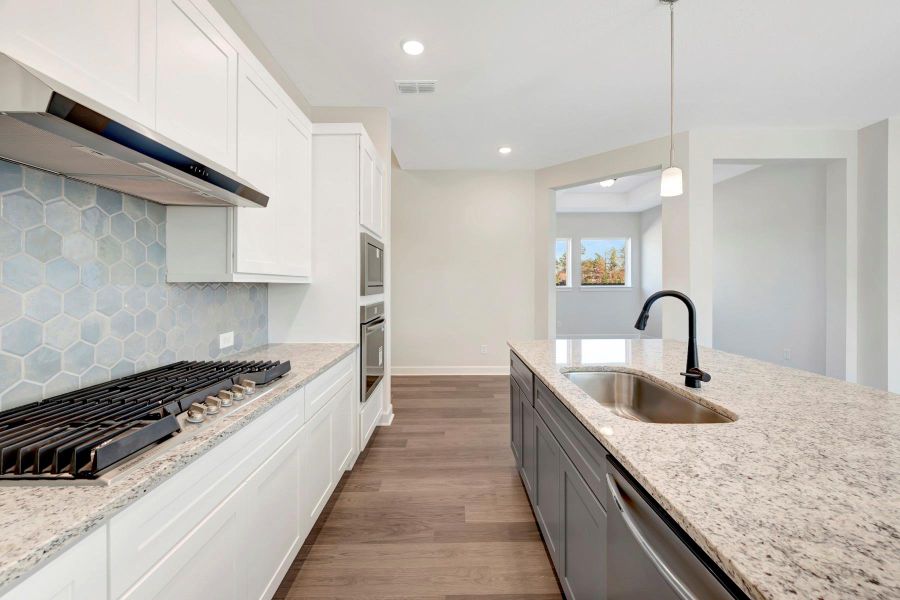 Furnished interior view inside a new home in ARTAVIA 45' Homesites, Conroe (Image 10).