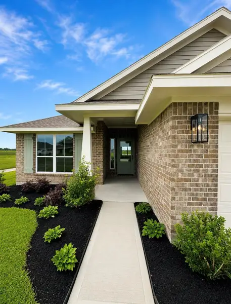 Exterior details and patio area of a home in River Ranch Trails, Dayton (Image 10).