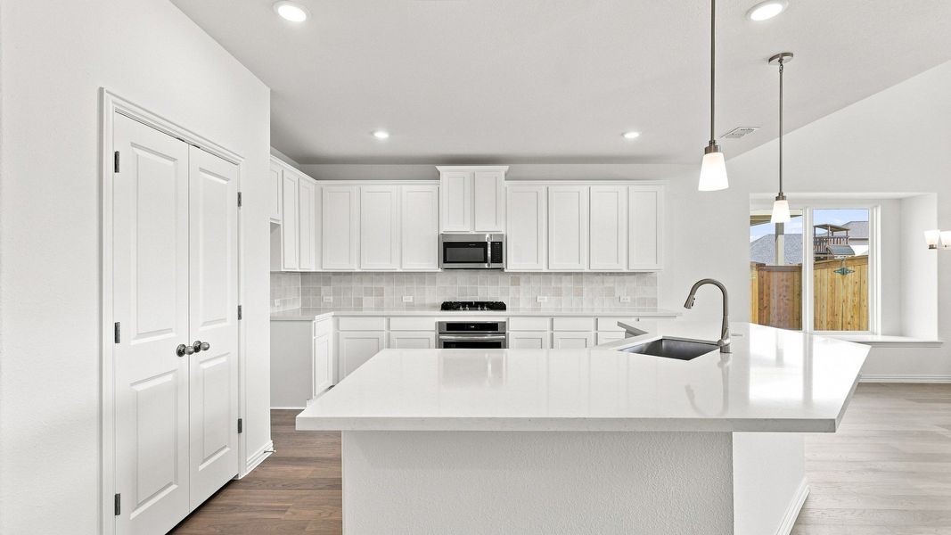 Furnished interior view inside a new home in Anna Ranch, Anna (Image 24).