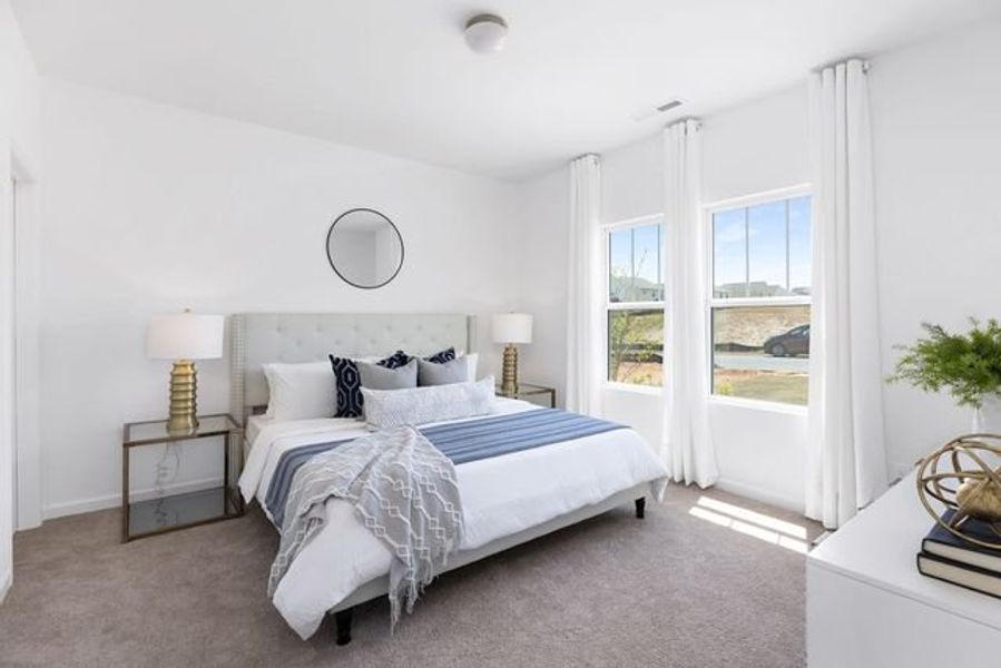 Representative furnished interior of a home built from the Ryker by True Homes in Edgewater - The Groves, Lancaster (Image 16).