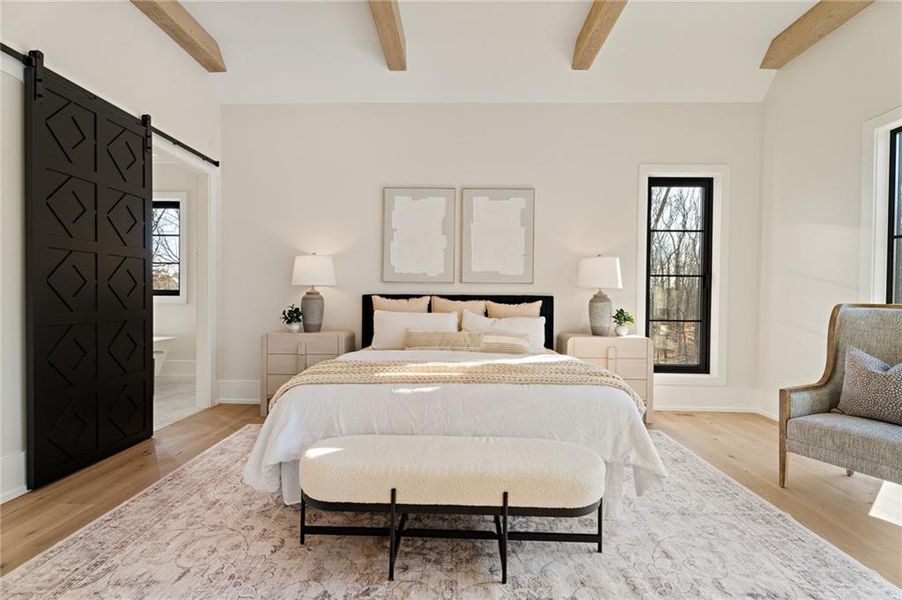 Furnished interior view inside a new home in , Canton (Image 17).