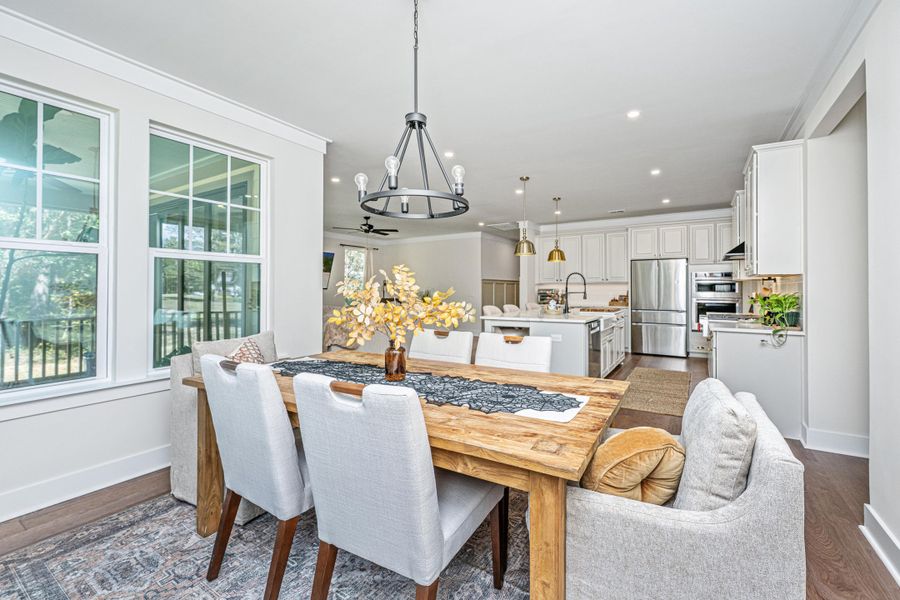 Furnished interior view inside a new home in , Awendaw (Image 33).