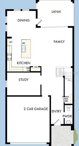 2D floor plan layout of this home in Chapel Crossings - Garden Series, Wesley Chapel, FL (Image 2). 2D floor plan layout of this home in Chapel Crossings - Garden Series, Wesley Chapel, FL (Image 2).