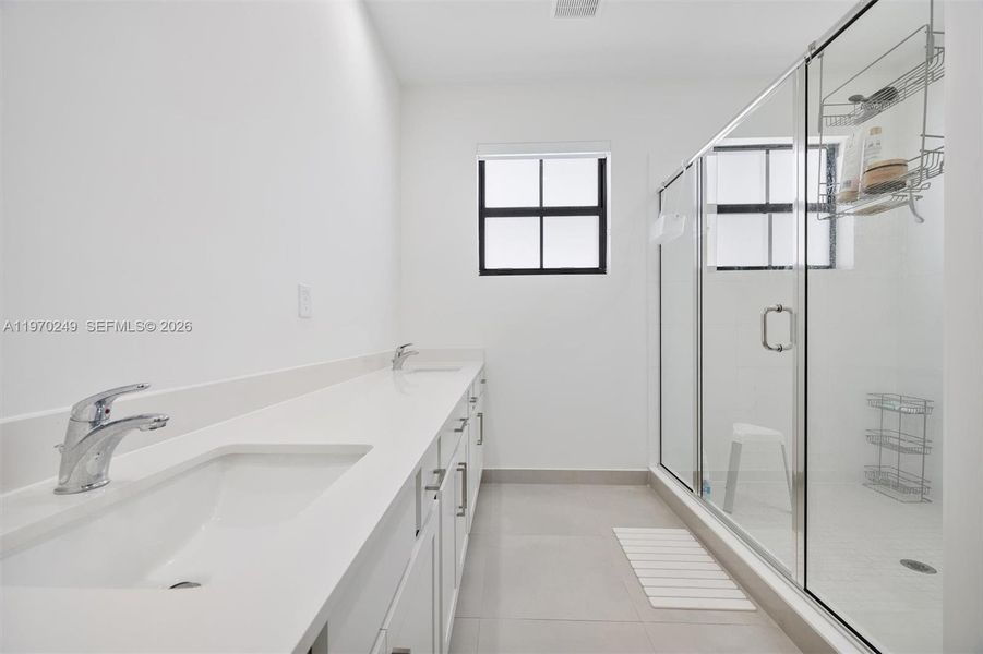 Furnished interior view inside a new home in , Miami (Image 9).