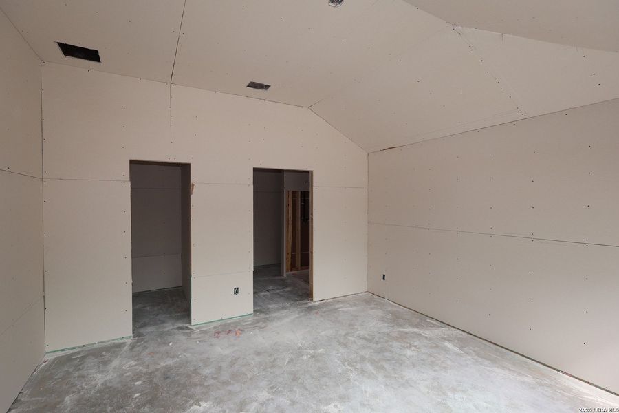 In-progress construction of a new home in Meadows at Clear Springs, New Braunfels, TX (Image 20). In-progress construction of a new home in Meadows at Clear Springs, New Braunfels, TX (Image 20).