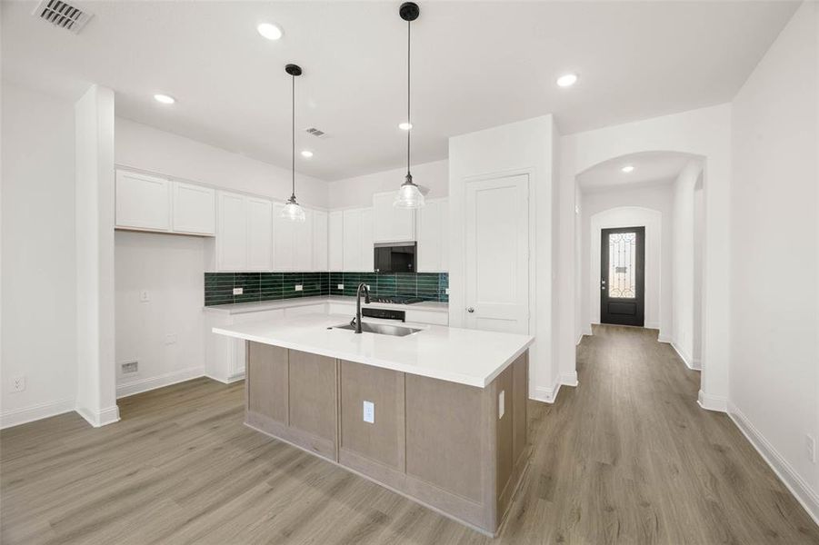 Furnished interior view inside a new home in The Oaks, Red Oak (Image 4). Furnished interior view inside a new home in The Oaks, Red Oak (Image 4).