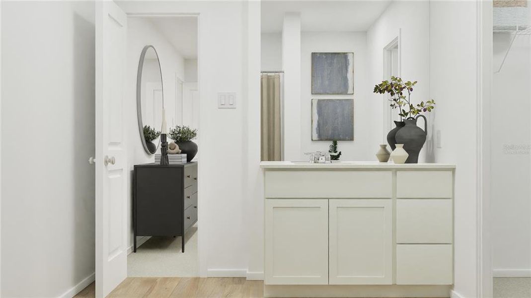 Furnished interior view inside a new home in Westview, Kissimmee (Image 13). Furnished interior view inside a new home in Westview, Kissimmee (Image 13).