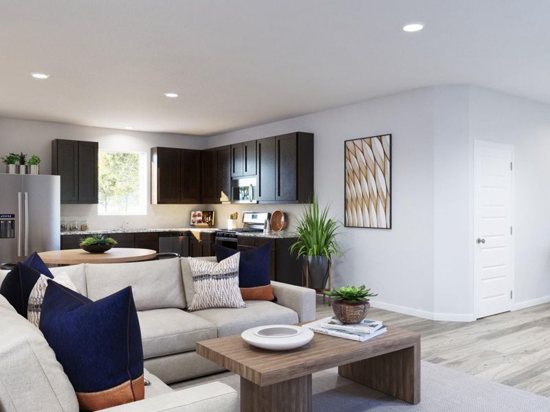 Photos are a representation of the floor plan. Options and interior selections will vary.