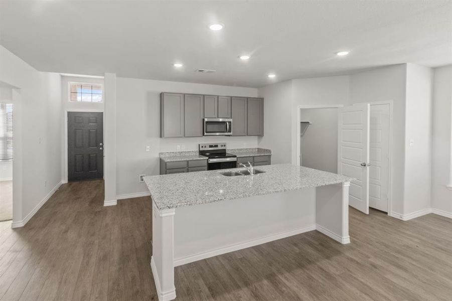 Furnished interior view inside a new home in Retreat at Fossil Creek, Fort Worth (Image 6). Furnished interior view inside a new home in Retreat at Fossil Creek, Fort Worth (Image 6).
